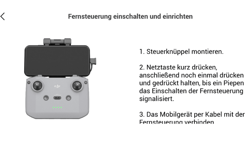 Eine Schritt-für-Schritt-Anleitung sagt Dir wie Du vorgehen musst um Deine Drohne mit der DJI Fly App zu verbinden